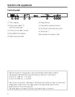 Preview for 6 page of Miele G 1572 Operating Instructions Manual