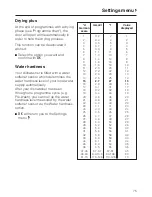 Preview for 75 page of Miele G 1672 Operating Instructions Manual