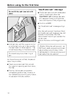 Preview for 18 page of Miele G 1870 Operating Instructions Manual