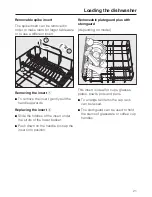 Предварительный просмотр 21 страницы Miele G 2141 Operating Instructions Manual