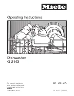 Miele G 2143 Operating Instructions Manual preview