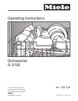 Miele G 2732 Operating Instructions Manual preview