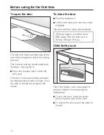 Preview for 12 page of Miele G 2832 Operating Instructions Manual