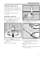 Предварительный просмотр 71 страницы Miele G 2832 Operating Instructions Manual