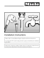 Preview for 75 page of Miele G 2832 Operating Instructions Manual