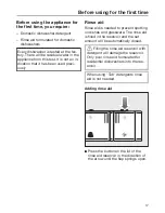 Preview for 17 page of Miele G 4222 Operating Instructions Manual