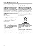 Preview for 16 page of Miele G 4700 SCi Operating Instructions Manual