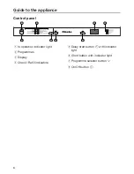 Предварительный просмотр 6 страницы Miele G 4760 SCVi Operating Instructions Manual