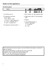 Предварительный просмотр 6 страницы Miele G 4960 Operating Instructions Manual