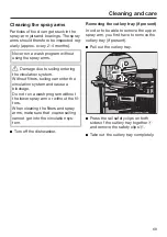 Preview for 69 page of Miele G 5000 Operating Instructions Manual