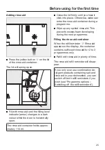 Предварительный просмотр 25 страницы Miele G 5050 Operating Instructions Manual