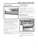 Preview for 11 page of Miele G 5810 Operating Instructions Manual