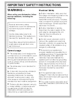 Preview for 4 page of Miele G 5870 Operating Instructions Manual