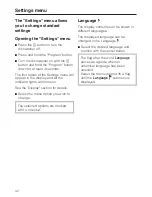 Preview for 42 page of Miele G 5870 Operating Instructions Manual