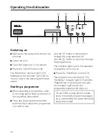 Preview for 34 page of Miele G 6 series Operating Instructions Manual