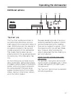 Preview for 37 page of Miele G 6 series Operating Instructions Manual