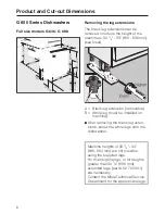 Preview for 8 page of Miele G 600 Installation Instructions Manual