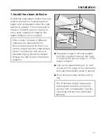 Preview for 11 page of Miele G 600 Installation Instructions Manual