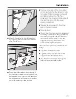 Preview for 23 page of Miele G 600 Installation Instructions Manual