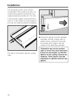 Preview for 38 page of Miele G 600 Installation Instructions Manual