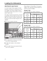 Preview for 24 page of Miele G 601 Operating Instructions Manual