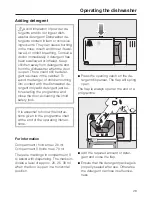 Предварительный просмотр 29 страницы Miele G 601 Operating Instructions Manual