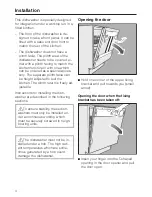 Preview for 4 page of Miele G 603 Installation Instructions Manual