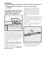 Preview for 6 page of Miele G 603 Installation Instructions Manual