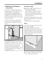 Предварительный просмотр 9 страницы Miele G 603 Installation Instructions Manual