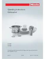 Miele G 6100 Operating Instructions Manual preview