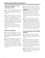 Preview for 8 page of Miele G 611 Plus Operating Instructions Manual