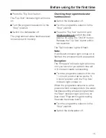 Preview for 15 page of Miele G 611 Plus Operating Instructions Manual