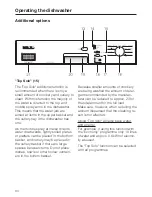 Preview for 34 page of Miele G 611 Plus Operating Instructions Manual