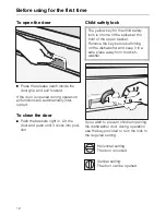 Preview for 12 page of Miele G 611 Operating Instructions Manual