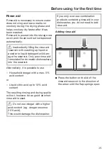 Preview for 25 page of Miele G 6260 Operating Instructions Manual