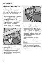 Предварительный просмотр 78 страницы Miele G 6260 Operating Instructions Manual