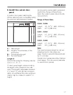 Предварительный просмотр 17 страницы Miele G 636 Installation Instructions Manual