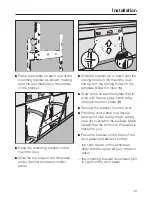 Предварительный просмотр 19 страницы Miele G 636 Installation Instructions Manual