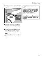 Preview for 25 page of Miele G 636 Installation Instructions Manual