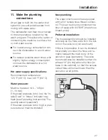 Предварительный просмотр 27 страницы Miele G 636 Installation Instructions Manual