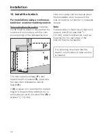 Предварительный просмотр 34 страницы Miele G 636 Installation Instructions Manual