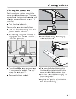 Предварительный просмотр 67 страницы Miele G 6365 Operating Instructions Manual