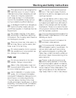 Preview for 7 page of Miele G 641 Operating Instructions Manual