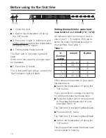 Preview for 14 page of Miele G 643 Plus Operating Instructions Manual