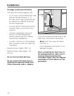 Preview for 28 page of Miele G 643 Installation Instructions Manual