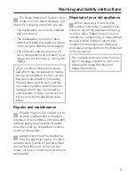 Preview for 9 page of Miele G 651 Plus Operating Instructions Manual