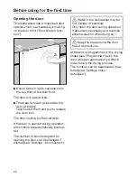 Preview for 20 page of Miele G 6582 Operating Instructions Manual