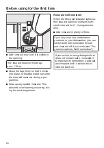 Preview for 26 page of Miele G 6620 Operating Instructions Manual