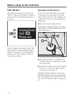 Preview for 16 page of Miele G 663 Plus Operating Instructions Manual