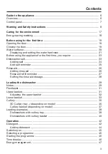 Preview for 3 page of Miele G 6660 SCVi Operating Instructions Manual